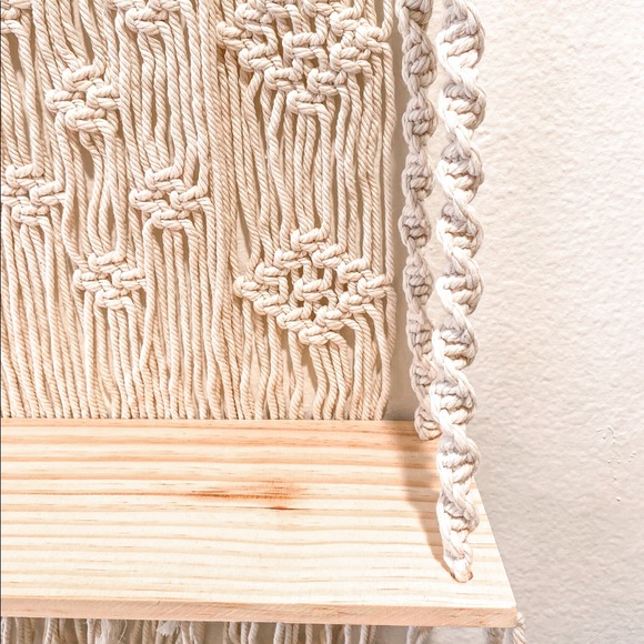NEW Macrame Plant Shelf - Picture 7 of 12
